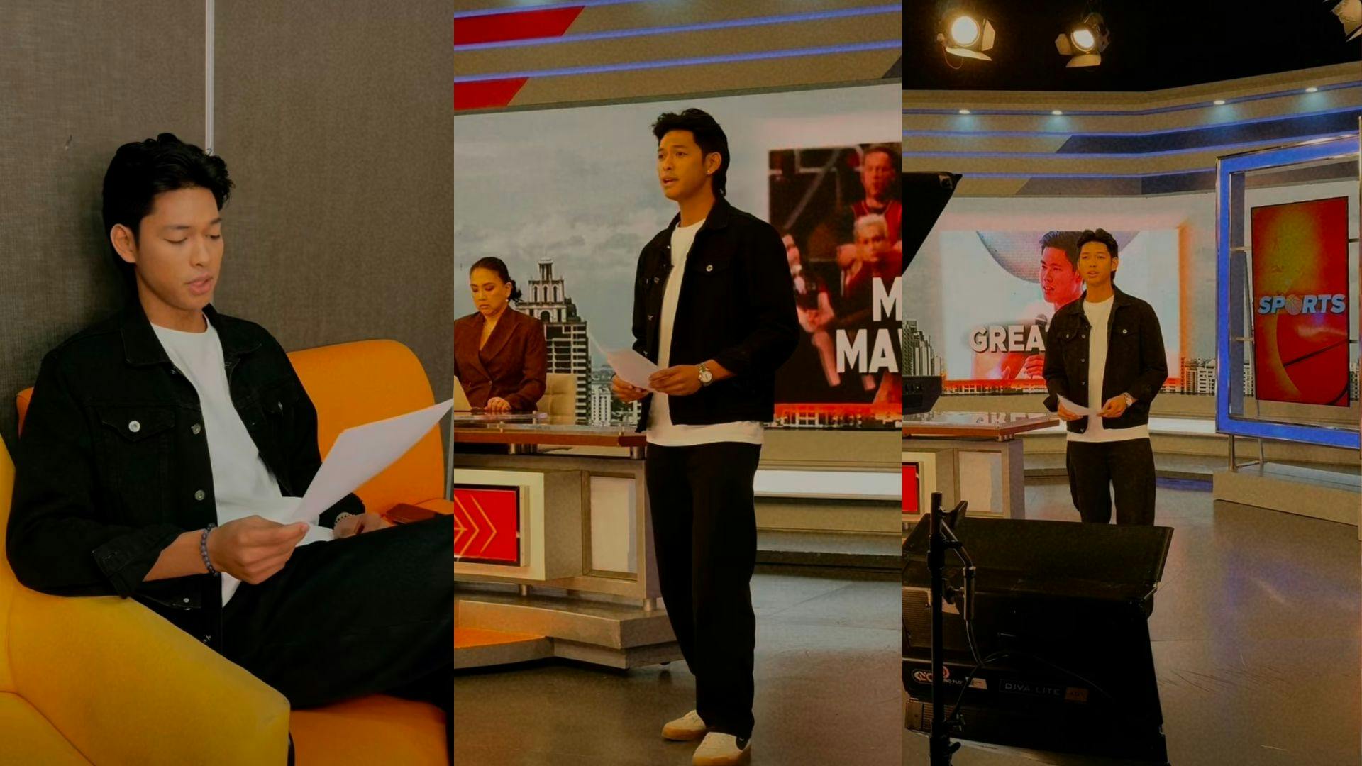 PBA star Ricci Rivero makes on-screen debut as Frontline Pilipinas guest sports anchor